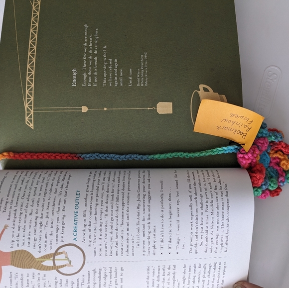📓NEW Bookmark Flowers HAND CRAFTED Handmade Crochet - Picture 8 of 8